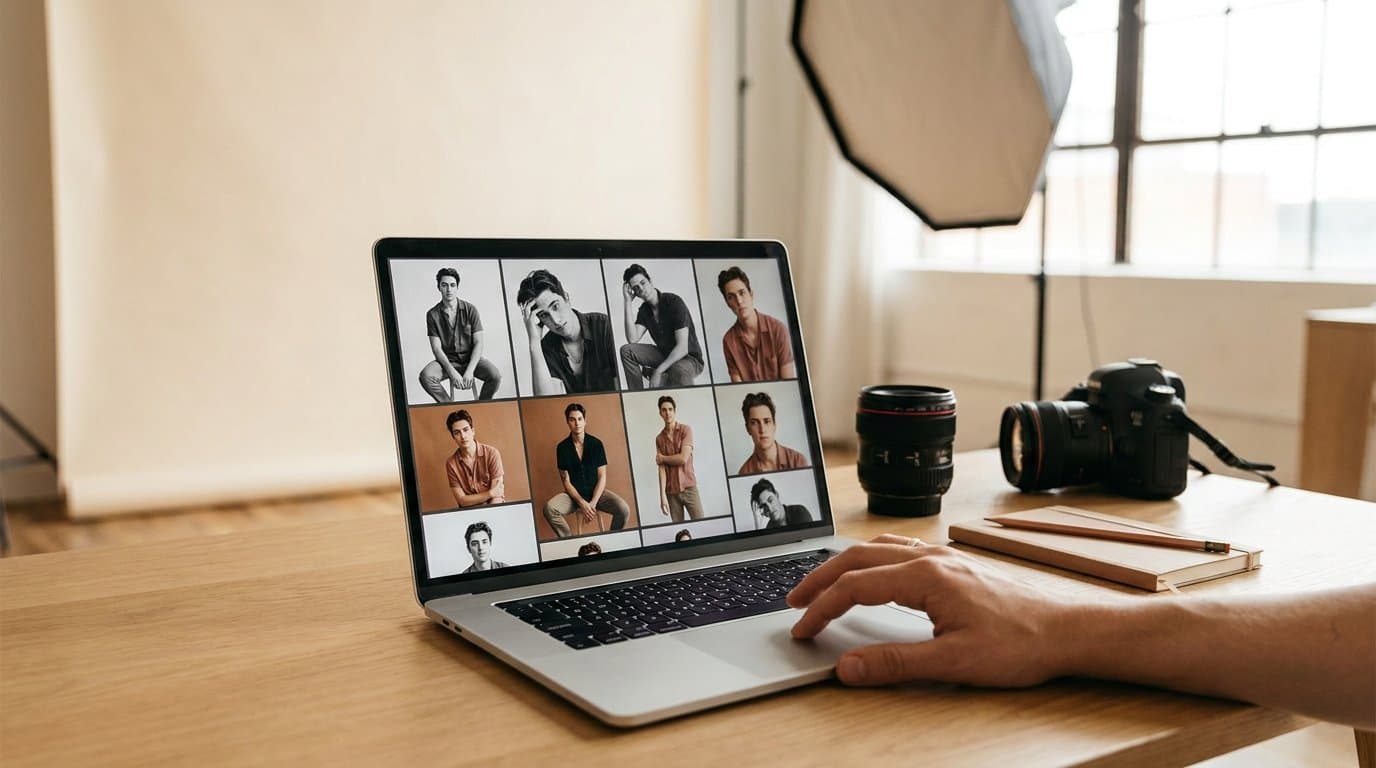 Book modèle : ce que les photographes regardent avant de t'écrire