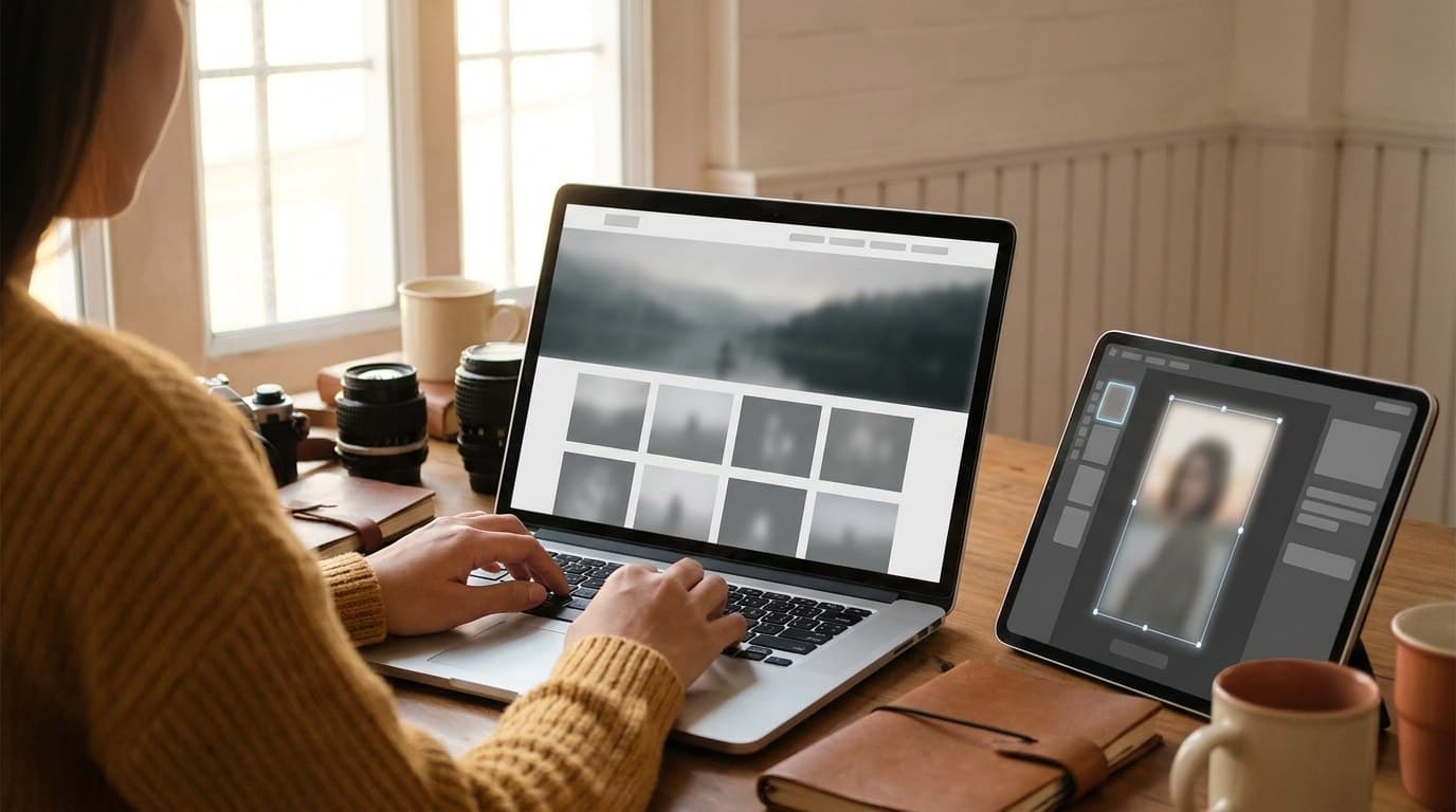Site pour photographe : comment le monter, étape par étape